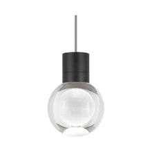 Load image into Gallery viewer, Mina 3-Light LED Pendant Light in Gray/Black.