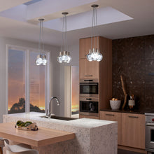 Load image into Gallery viewer, Mina 3-Light LED Pendant Light in kitchen.