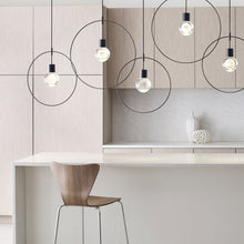 Load image into Gallery viewer, Mina Single LED Pendant Light in kitchen.