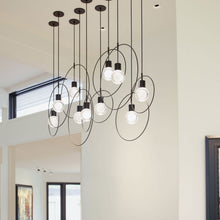 Load image into Gallery viewer, Mina Single LED Pendant Light in living room.