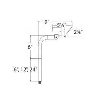 Load image into Gallery viewer, Mini Accent LED Path Light - line drawing.