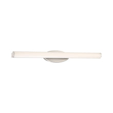 Load image into Gallery viewer, Mini Loft LED Bath Vanity Light in Medium/Brushed Nickel.