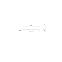 Load image into Gallery viewer, Mini Loft LED Bath Vanity Light- line drawing.