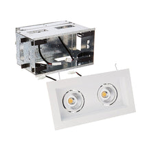 Load image into Gallery viewer, Mini Multiple Spots 2 Light LED Recessed Light Kit in White (Remodel).