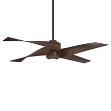 Load image into Gallery viewer, Artemis IV LED Ceiling Fan in Oil Rubbed Bronze / Tobacco.