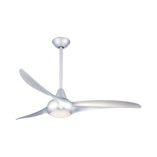 Load image into Gallery viewer, Light Wave LED Ceiling Fan in Silver (52-Inch).