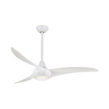 Load image into Gallery viewer, Light Wave LED Ceiling Fan in White (52-Inch).