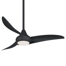 Load image into Gallery viewer, Light Wave LED Ceiling Fan in Coal (44-Inch).