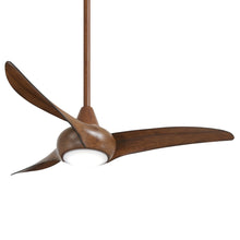 Load image into Gallery viewer, Light Wave LED Ceiling Fan in Distressed Koa (44-Inch).
