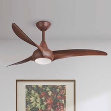 Load image into Gallery viewer, Light Wave LED Ceiling Fan in Detail.