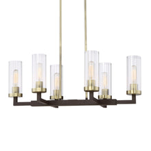 Load image into Gallery viewer, Ainsley Court Linear Pendant Light in Detail.
