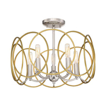 Load image into Gallery viewer, Chassell Semi Flush Ceiling Light.