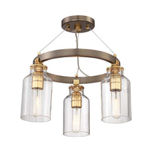 Load image into Gallery viewer, Morrow Semi Flush Mount Ceiling Light in Detail.