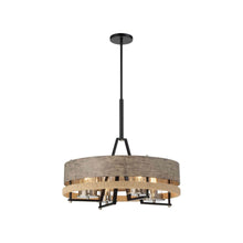 Load image into Gallery viewer, Silver Creek Drum Pendant Light (22.25-Inch).