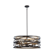 Load image into Gallery viewer, Vortic Flow Drum Pendant Light (Medium).