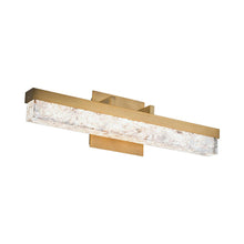Load image into Gallery viewer, Minx LED Bath Vanity Light in Small/Aged Brass.