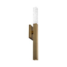 Load image into Gallery viewer, Minx LED Wall Light in Bronze and Frosted.