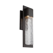 Load image into Gallery viewer, Mist Outdoor LED Wall Light in Medium/Bronze.