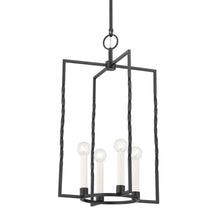 Load image into Gallery viewer, Adelaide Pendant Light in Textured Black (Large).