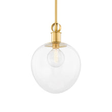Load image into Gallery viewer, Anna Pendant Light in Aged Brass (Large).