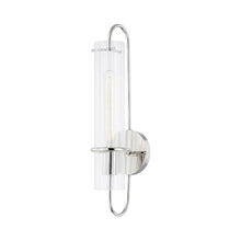 Load image into Gallery viewer, Beck Wall Light in Polished Nickel.