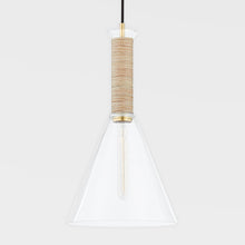 Load image into Gallery viewer, Besa Pendant Light in Detail.