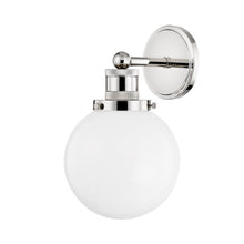 Load image into Gallery viewer, Beverly Wall Light in Polished Nickel.