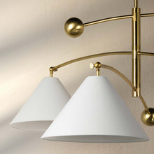 Load image into Gallery viewer, Birdie Chandelier in Detail.