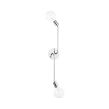 Load image into Gallery viewer, Blakely Wall Light in Polished Nickel.