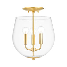 Load image into Gallery viewer, Bobbi Semi Flush Mount Ceiling Light.