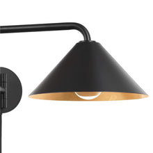 Load image into Gallery viewer, Brianna Plug-In Wall Light in Detail.