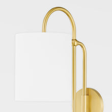 Load image into Gallery viewer, Caroline Plug-In Wall Light in Detail.