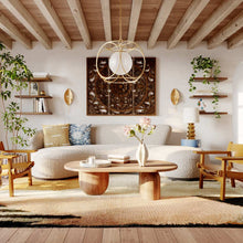 Load image into Gallery viewer, Claire Pendant Light in living room.