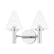 Load image into Gallery viewer, Connie Bath Vanity Light in Polished Chrome (2-Light).