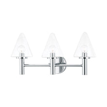 Load image into Gallery viewer, Connie Bath Vanity Light in Polished Chrome (3-Light).