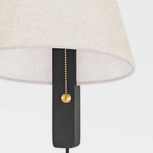 Load image into Gallery viewer, Ellen Plug-In Wall Light in Detail.
