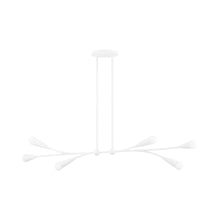 Load image into Gallery viewer, Elsa Linear Pendant Light in Textured White.