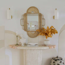 Load image into Gallery viewer, Freda Wall Light in bathroom.