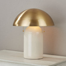 Load image into Gallery viewer, Gaia Table Lamp in Detail.