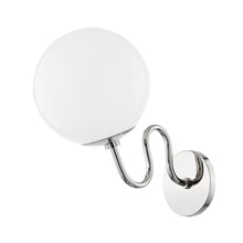 Load image into Gallery viewer, Havana Wall Light in Polished Nickel.