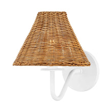 Load image into Gallery viewer, Issa Wall Light in Texture White.