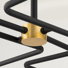 Load image into Gallery viewer, Jena Semi Flush Mount Ceiling Light in Detail.
