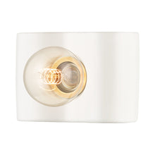 Load image into Gallery viewer, Jillian Bath Wall Light in Ceramic White.