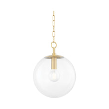 Load image into Gallery viewer, Juliana Pendant Light in Small/Aged Brass.