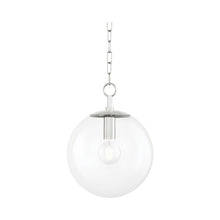Load image into Gallery viewer, Juliana Pendant Light in Small/Polished Nickel.