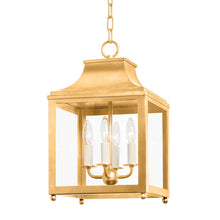 Load image into Gallery viewer, Leigh Pendant Light in Vintage Gold Leaf (Small).