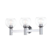 Load image into Gallery viewer, Leslie Bath Vanity Light in Polished Chrome (3-Light).