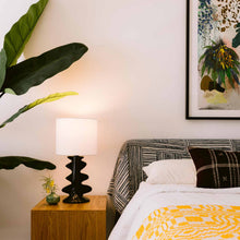 Load image into Gallery viewer, Liwa Table Lamp in bedroom.