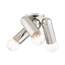 Load image into Gallery viewer, Lolly Flush Mount Ceiling Light in Polished Nickel.