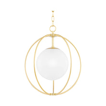 Load image into Gallery viewer, Lyla Pendant Light in Small/Aged Brass.